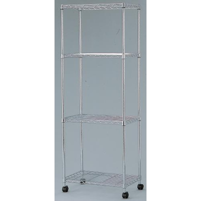 エスコ EA976AK-3 550x350x1490mmメタルラックミニ(キャスター付) 1個(ご注文単位1個)【直送品】