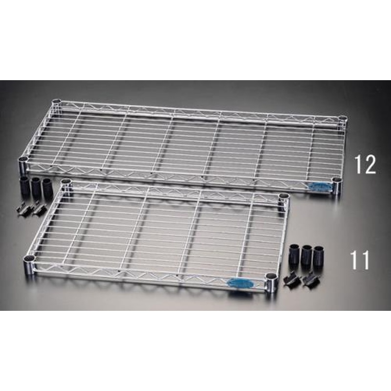 エスコ EA976AK-12 800x350mm/φ19mmメタルラックミニ棚板 1個（ご注文単位1個）【直送品】