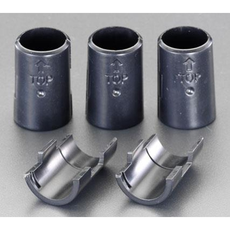 エスコ EA976AK-25 φ19mm用メタルラックミニ用棚板固定部品(4個) 1個(ご注文単位1個)【直送品】