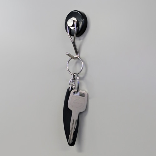 エスコ EA781ET-10A φ38mm/30kg マグネットフック(スイベル式/黒) 1個(ご注文単位1個)【直送品】