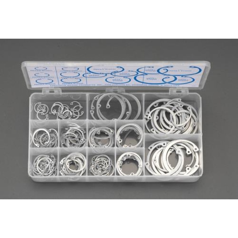 エスコ EA949R-10 1/2”-1・3/4”穴用スナップリングセット 1個（ご注文単位1個）【直送品】