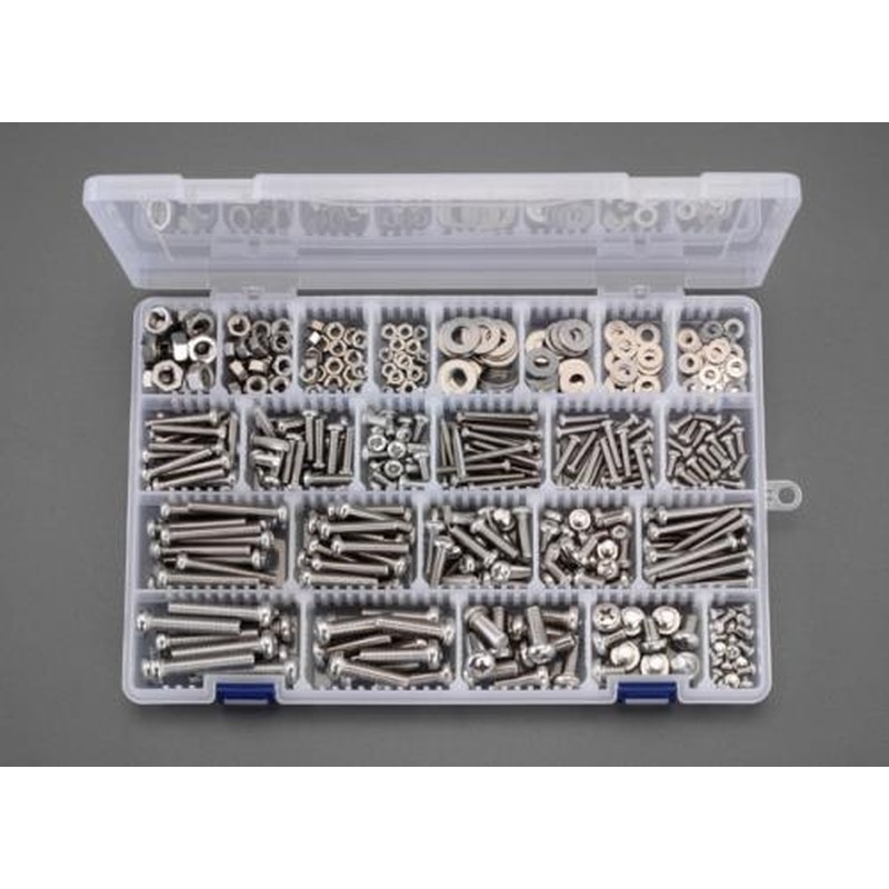 エスコ EA949AD-18 M4-M8鍋頭小ねじセット(ステンレス製) 1個（ご注文単位1個）【直送品】