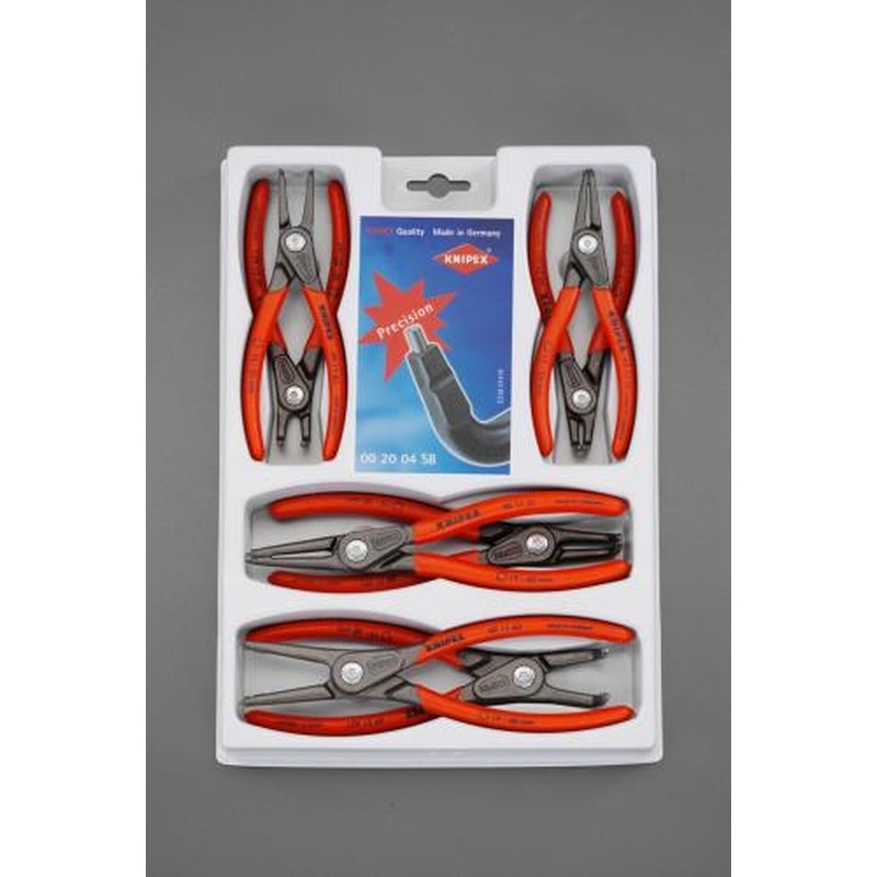 エスコ EA590-13 8本組スナップリングプライヤー 1個（ご注文単位1個）【直送品】