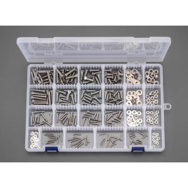 エスコ EA949AD-23 M3-M6皿頭小ねじセット(ステンレス製) 1個（ご注文単位1個）【直送品】