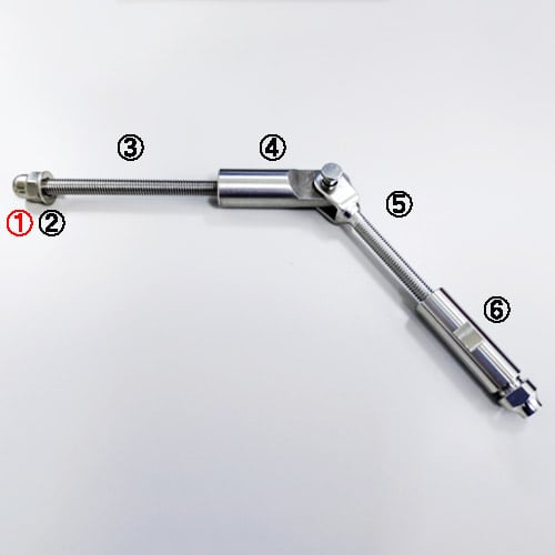 エスコ EA949JH-23B M6 袋ナット(ステンレス/10個) 1袋 (ご注文単位1袋)【直送品】