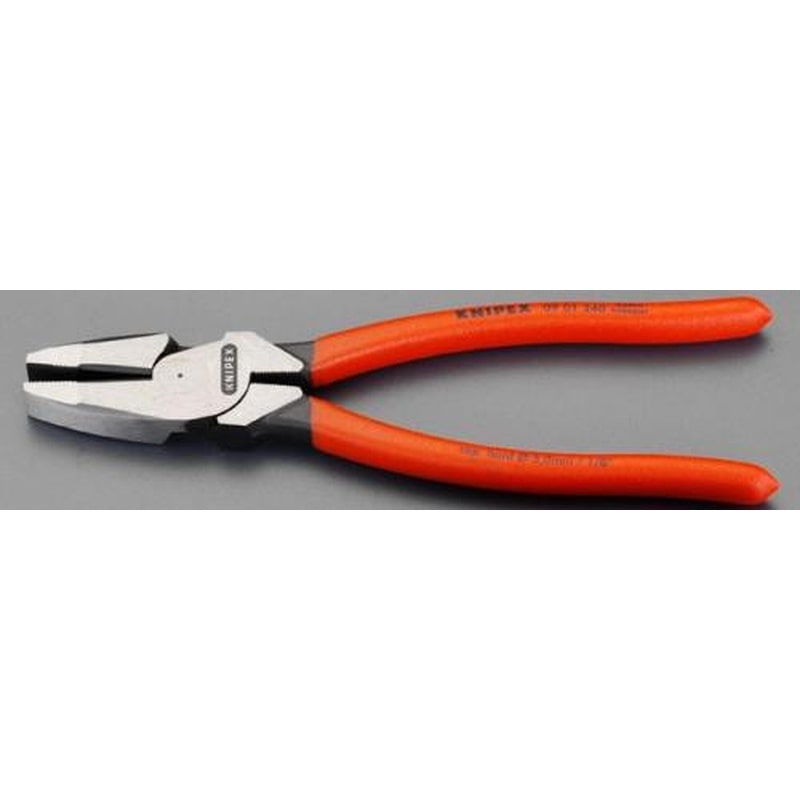 エスコ EA534K-1 240mm電工ペンチ(偏芯型) 1個(ご注文単位1個)【直送品】