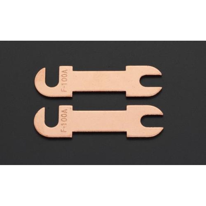 エスコ EA758ZP-12 60A/55mm中性バー(2本) 1個（ご注文単位1個）【直送品】