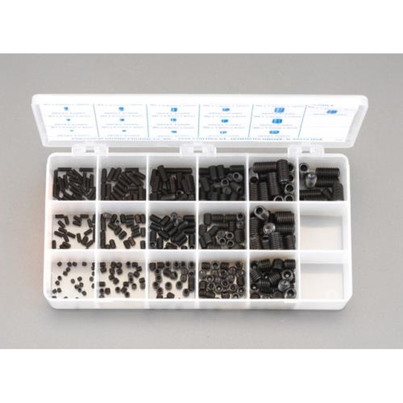 エスコ EA949DC-100 M3-M8六角穴付き止めねじセット 1個（ご注文単位1個）【直送品】