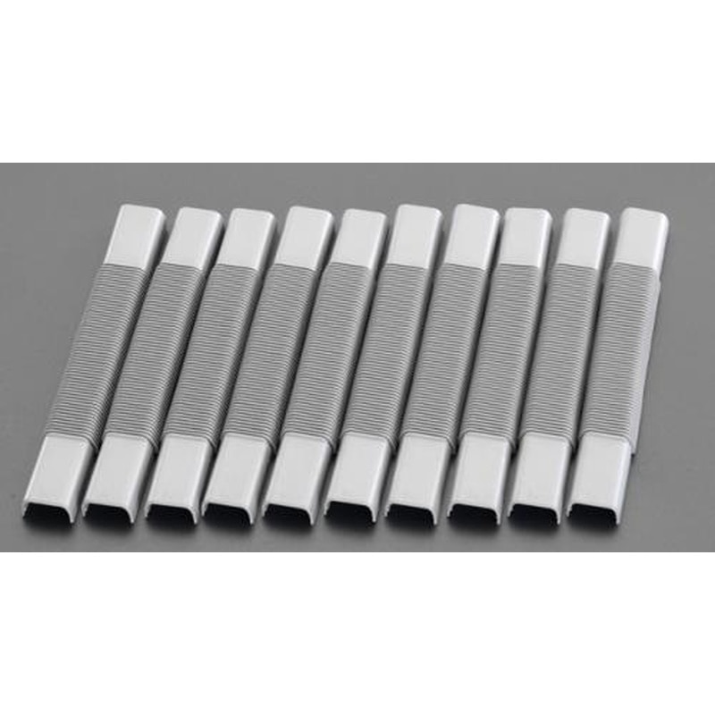 エスコ EA947HM-3K 29x180mmモール継手フリー(プラスチック/灰/10個) 1個(ご注文単位1個)【直送品】
