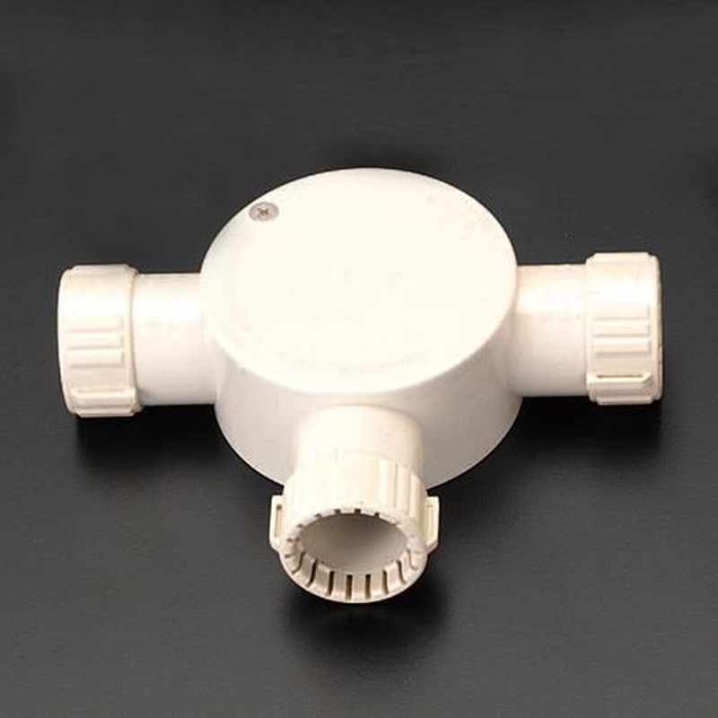 エスコ EA940CS-67 φ16mm露出ボックス(フレキ管用/3方向) 1個(ご注文単位1個)【直送品】