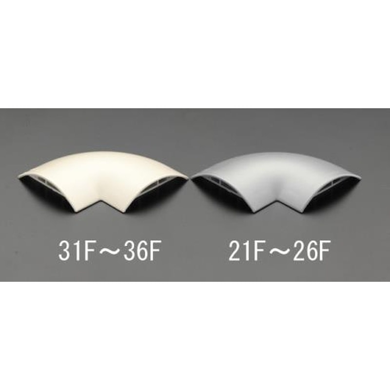 エスコ EA947HM-26F 99mmワゴンモールコーナー(灰) 1個（ご注文単位1個）【直送品】