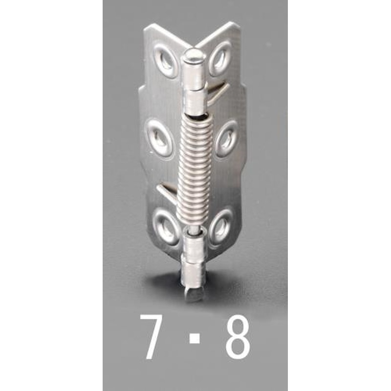 エスコ EA951CU-7 65x23mm丁番(片開/スプリング入/ステンレス製) 1個（ご注文単位1個）【直送品】