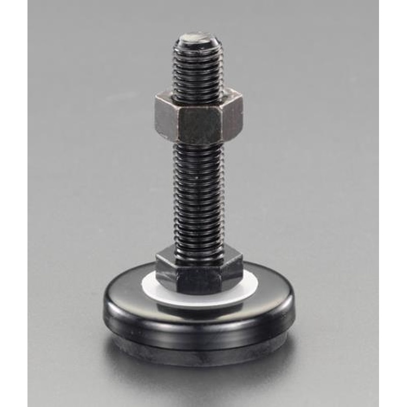エスコ EA949H-42 φ40mm/M10x50mm/600kgアジャストベース(スチール) 1個（ご注文単位1個）【直送品】
