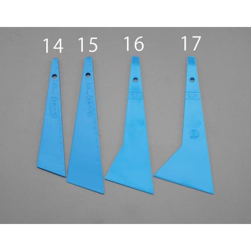 エスコ EA579AJ-14 45x190mmパテベラ(青) 1個(ご注文単位1個)【直送品】