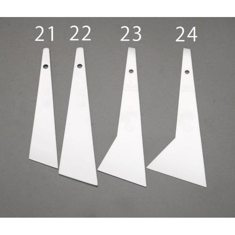 エスコ EA579AJ-23 75x225mmパテベラ(白) 1個(ご注文単位1個)【直送品】