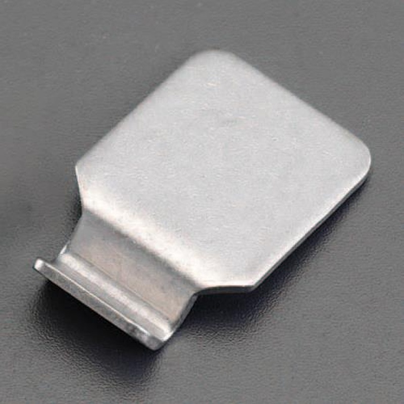 エスコ EA951BR-84 47x30mmコーナー用パッチン用フック(穴無/ステンレス/2個) 1個(ご注文単位1個)【直送品】