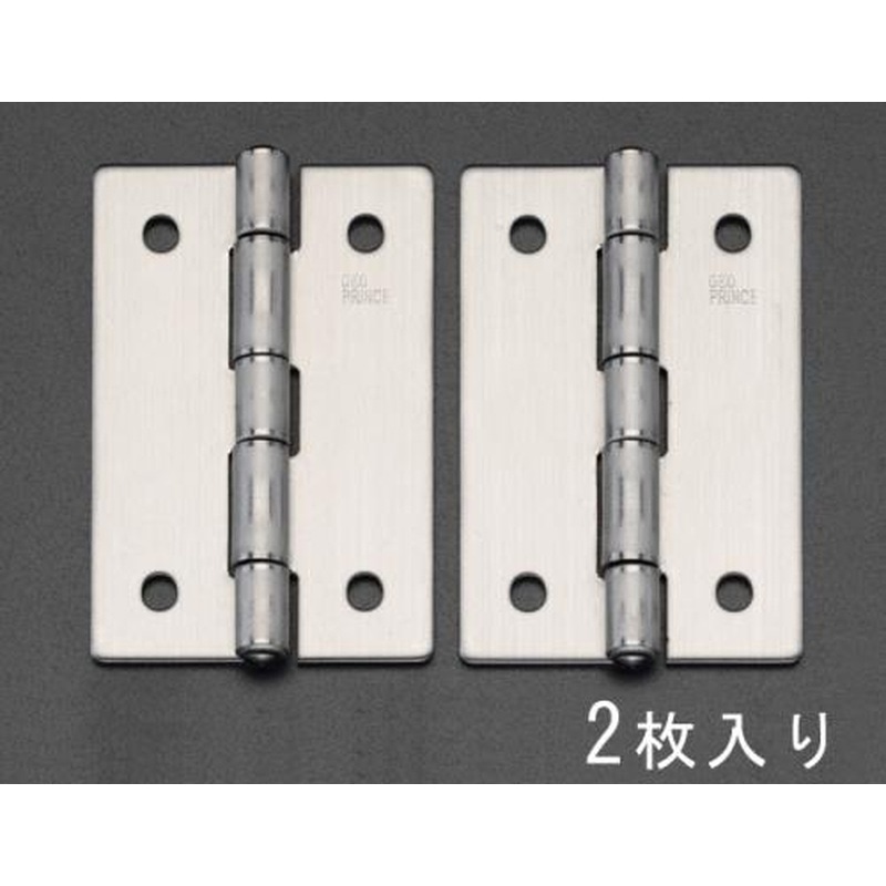 エスコ EA951CK-11 40x35mm厚口丁番(ステンレス製/2個) 1個（ご注文単位1個）【直送品】