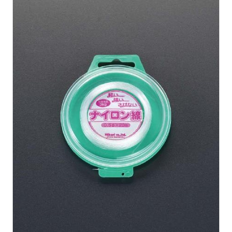 エスコ EA628AG-7 0.5mmx20mナイロン糸 1個（ご注文単位1個）【直送品】
