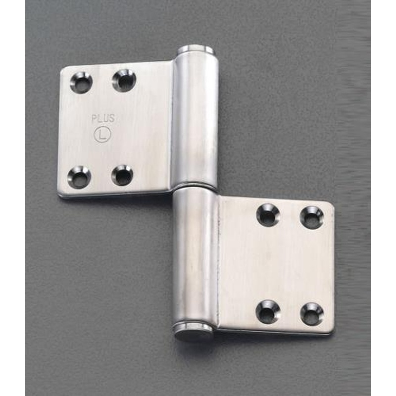 エスコ EA951CT-25 102x100mm旗丁番(ステンレス製/左勝手) 1個（ご注文単位1個）【直送品】