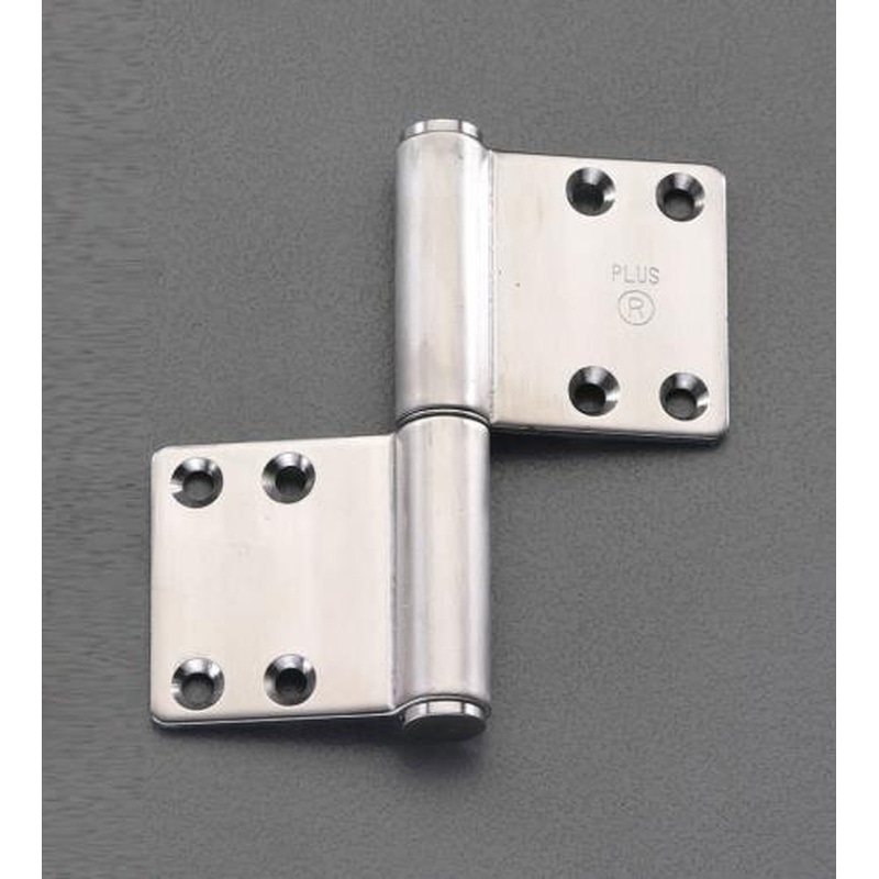 エスコ EA951CT-26 102x100mm旗丁番(ステンレス製/右勝手) 1個（ご注文単位1個）【直送品】