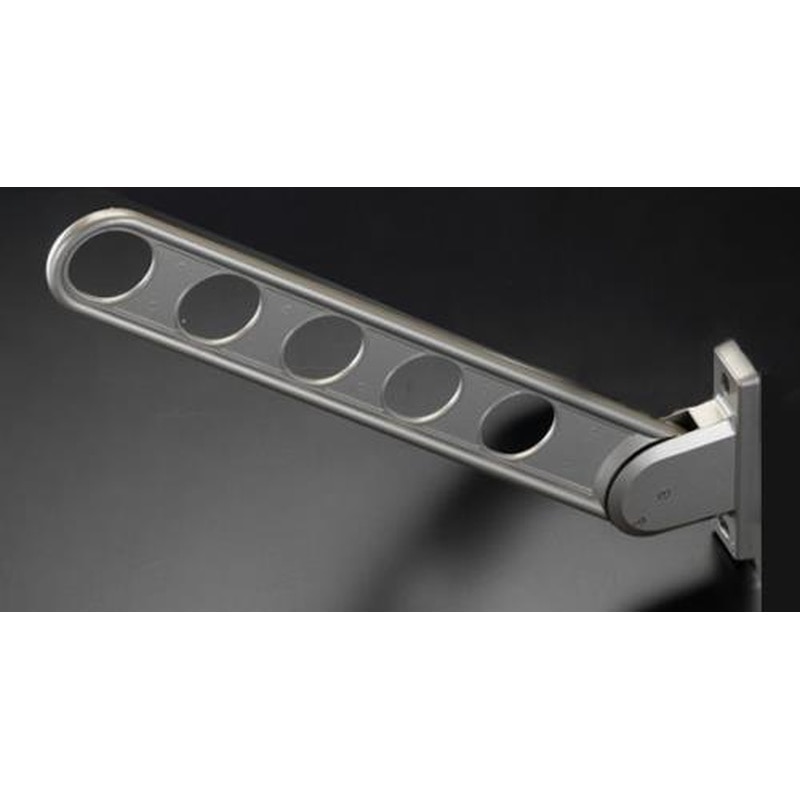 エスコ EA951FB-20 550x160mm窓壁用物干し(アルミ製/ブロンズ) 1個（ご注文単位1個）【直送品】