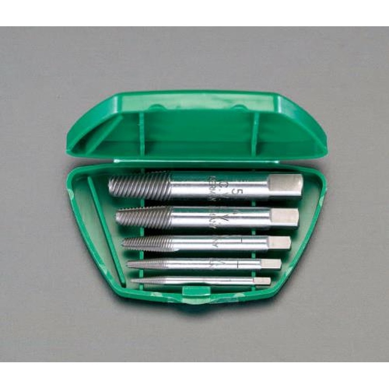 エスコ EA584BK M4-M20/5本組スクリューエキストラクター 1個（ご注文単位1個）【直送品】