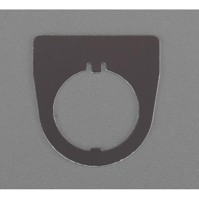 エスコ EA940DC-24 22mm銘板(無地) 1個（ご注文単位1個）【直送品】