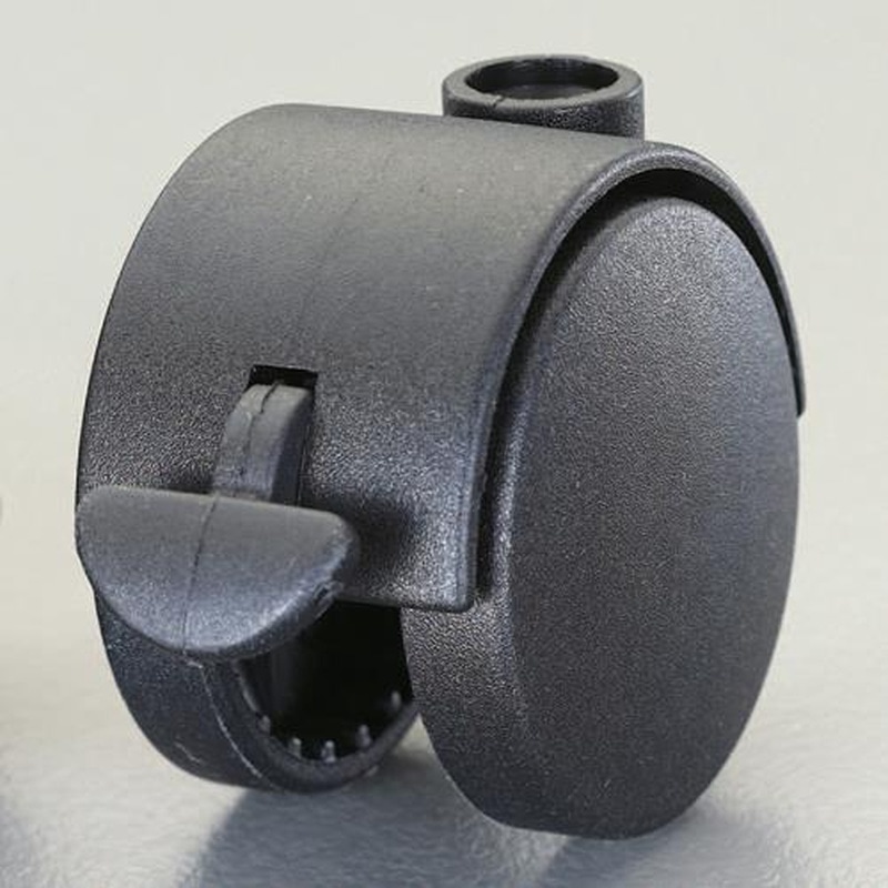 エスコ EA986PC-140B 40mmキャスター(ツインホイール・ブレーキ付/4個) 1個(ご注文単位1個)【直送品】