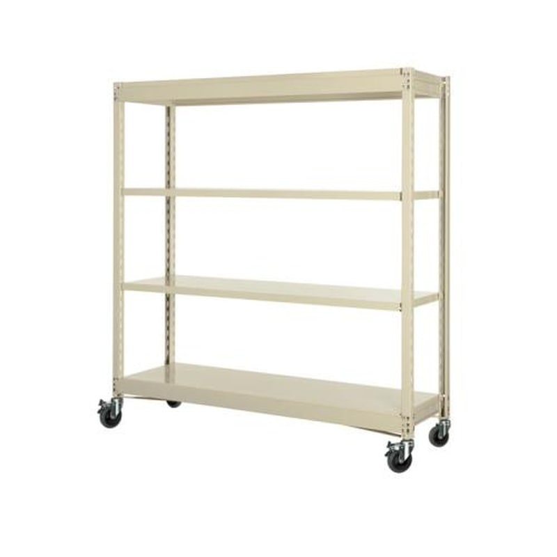 エスコ EA976DT-90C 900x600x1500mm/150kg/4段スチール棚/キャスター付 1個(ご注文単位1個)【直送品】