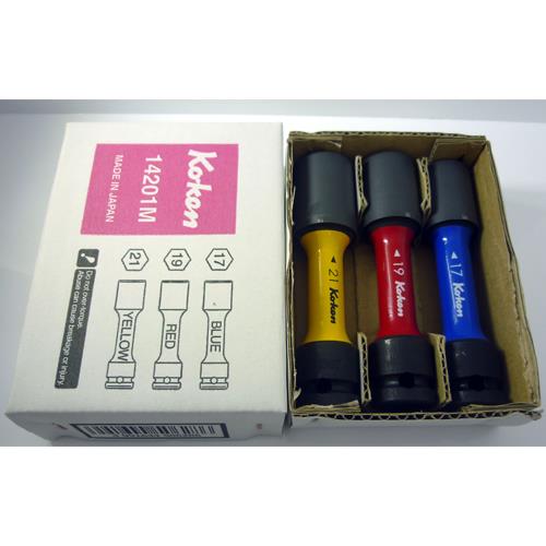 エスコ EA164DJ-1 1／2”DR／17・19・21mm　ホイールナット 1個（ご注文単位1個）【直送品】