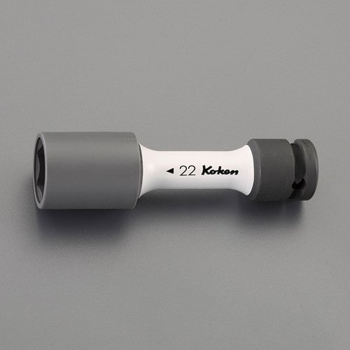 エスコ EA164DJ-22A 1/2DRx22mm ホイルナット用インパクトソケット 1個 （ご注文単位1個）【直送品】