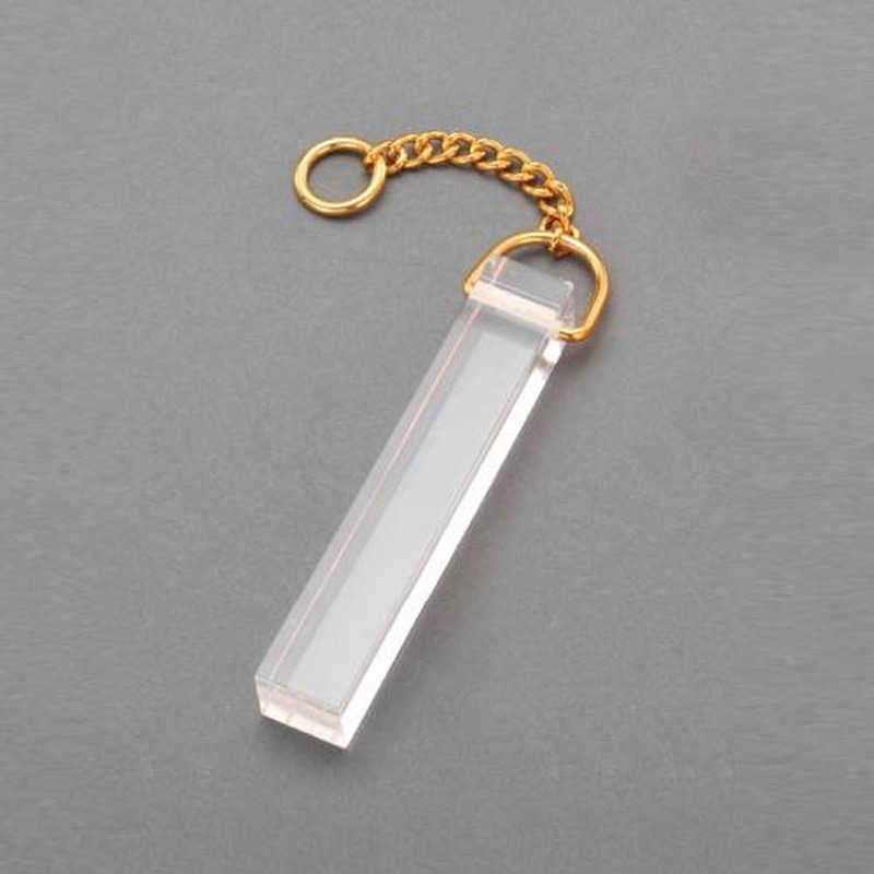 エスコ EA956V-83 18x150mmアクリルキーホルダー(クリアー) 1個（ご注文単位1個）【直送品】