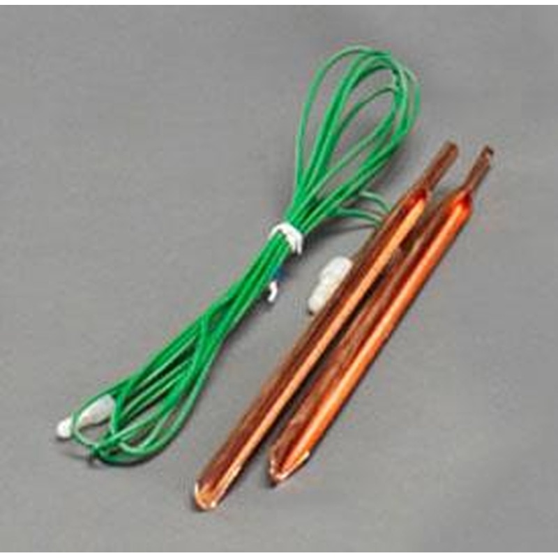 エスコ EA864AN-41 コード付きアース棒(2連) 1個（ご注文単位1個）【直送品】