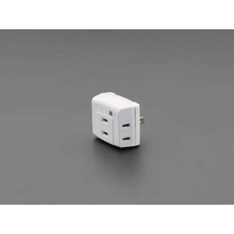 エスコ EA940CD-9 AC125V/15A3口タップ(雷サージ対応) 1個（ご注文単位1個）【直送品】