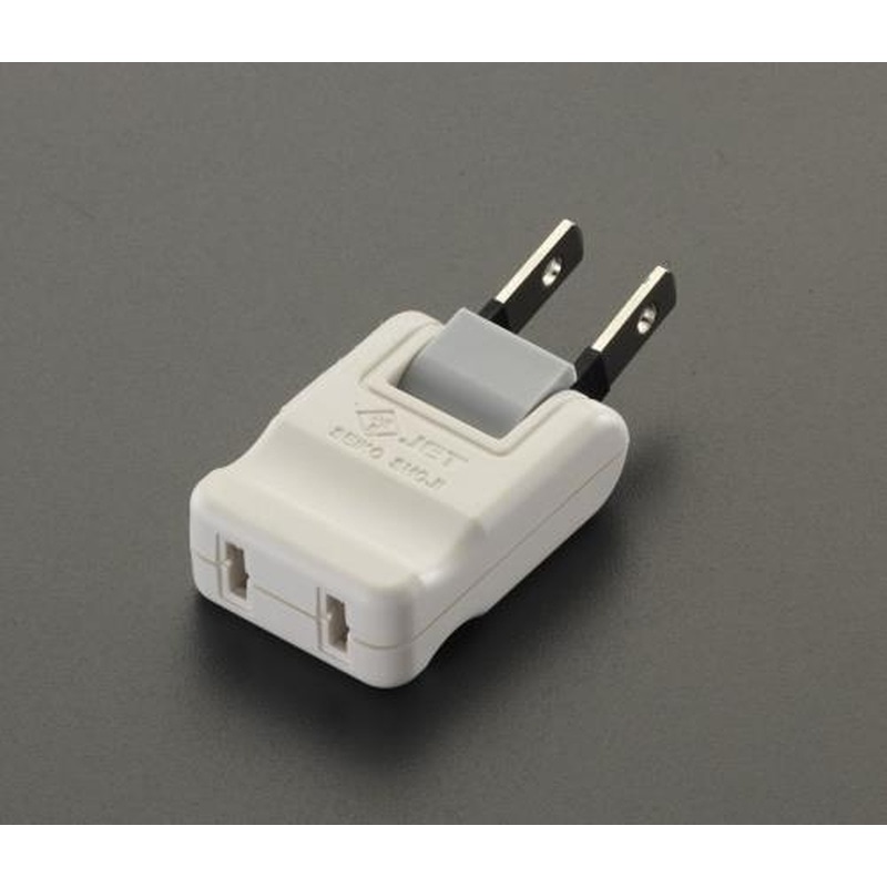 エスコ EA940CD-19B AC125V/15Aプラグアダプター(スイング) 1個（ご注文単位1個）【直送品】
