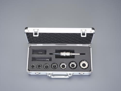 エスコ EA822A-204A 7本組 超硬付ホルソーセット 1セット （ご注文単位1セット）【直送品】