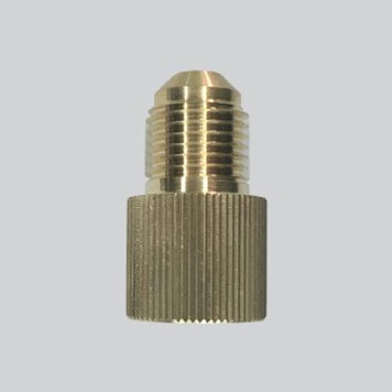 エスコ EA443DC-7 F1/4”xM12フレアーアダプター(雌/雄) 1個(ご注文単位1個)【直送品】