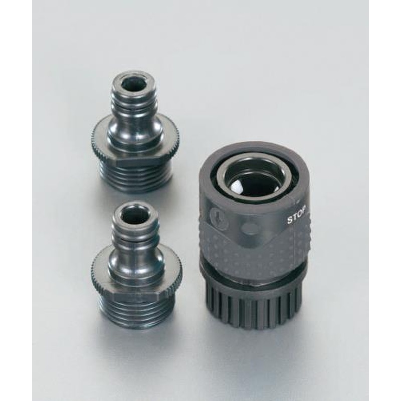 エスコ EA124GA-2A 3/4”NHクイックコネクターセット 1個（ご注文単位1個）【直送品】