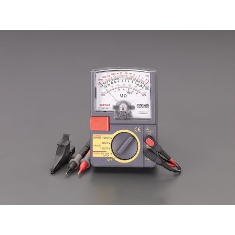 エスコ EA709G-12B アナログ絶縁抵抗計 1個（ご注文単位1個）【直送品】