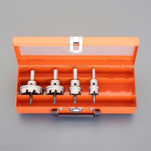 エスコ EA823AB-201B 4本組 超硬ホルソーセット 1セット （ご注文単位1セット）【直送品】