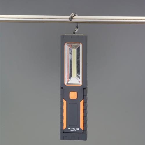 エスコ EA758C-856C ［単4x3本］　LEDライト（充電池セット） 1個（ご注文単位1個）【直送品】