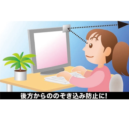 エスコ EA724ZE-2A 135x 80mm 防犯ミラー(粘着付) 1個(ご注文単位1個)【直送品】