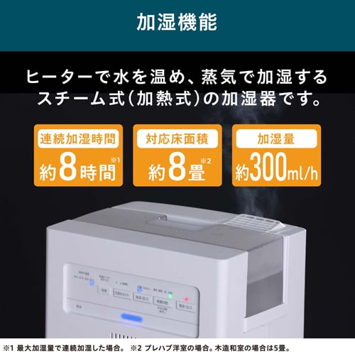 エスコ EA763AD-79A AC100V/372W/17畳 加湿空気清浄機 1台 (ご注文単位1台)【直送品】