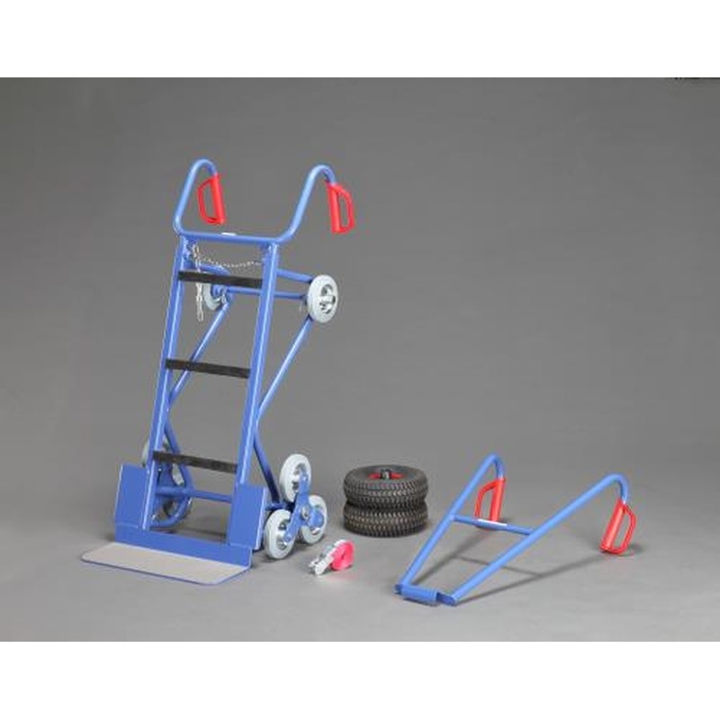 エスコ EA520FD-5A 550x1300mm/400kgハンドトラック(階段用) 1個（ご注文単位1個）【直送品】