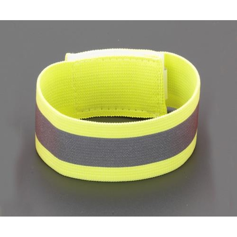 エスコ EA983RT-2A セーフティリストバンド(イエロー) 1個(ご注文単位1個)【直送品】