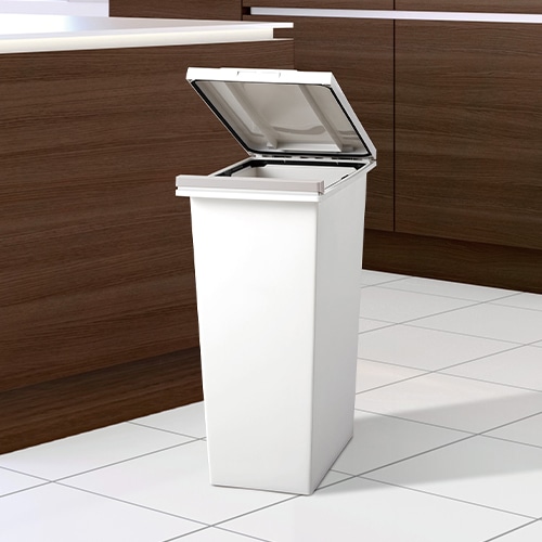 エスコ EA995AA-207 45L ダストボックス(プッシュ式) 1個(ご注文単位1個)【直送品】