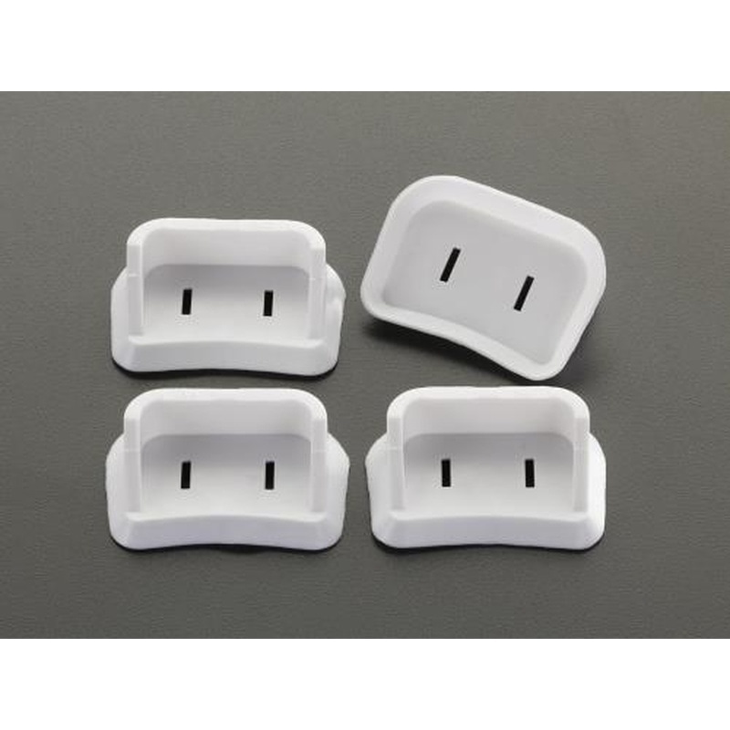 エスコ EA815HZ-16A 安全カバー/2Pプラグ用(4個) 1個（ご注文単位1個）【直送品】