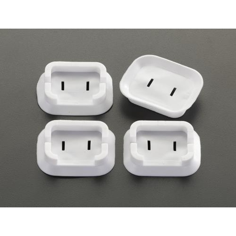 エスコ EA815HZ-17A 安全カバー/2Pプラグ用(4個) 1個（ご注文単位1個）【直送品】