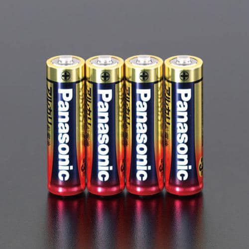 エスコ EA758YA-3A [単3x 4本] 乾電池(アルカリ) 1袋 （ご注文単位1袋）【直送品】