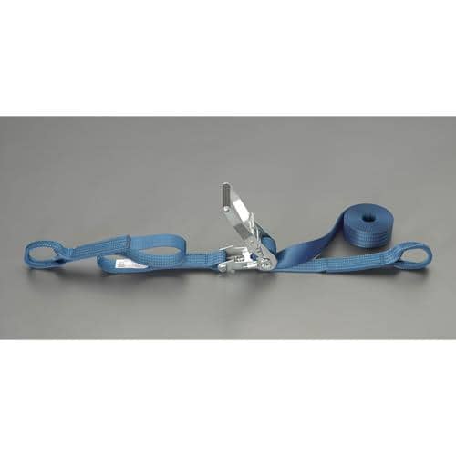 エスコ EA982SA-43A 50mmx 3.0m/1010kg ベルト荷締機(両端アイ型) 1個 (ご注文単位1個)【直送品】